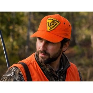 Unbranded Oregon Hunter Hat Mens OSFA Orange Vintage Patch Snapback Hunting Cap